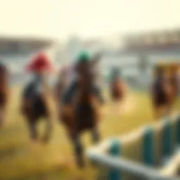 Virtual horse racing event showcasing excitement and engagement