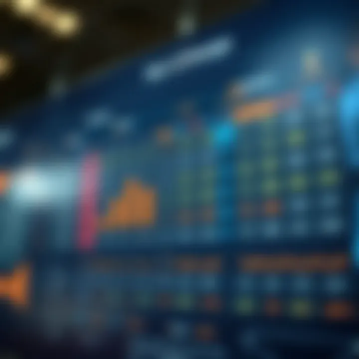 An analysis chart displaying statistics and predictions for the tournament
